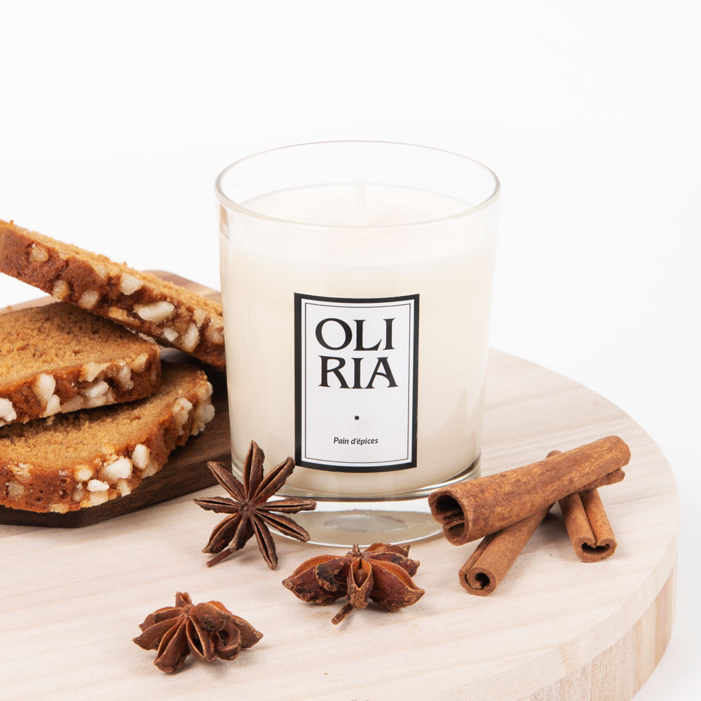 Bougie Parfumée Pain D'Épice – Cire De Soja Naturelle – Parfum Chaleureux D'Hiver – Luxe & Réconfort Pour La Maison